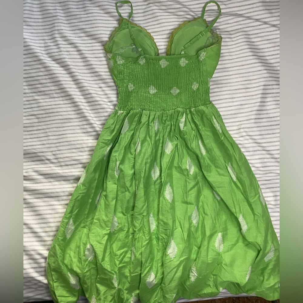 GREEN 2000s DRESS - Picture 2 of 3